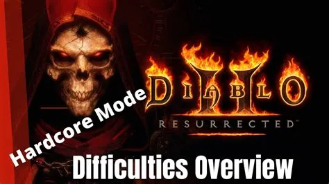 What difficulty modes are in diablo 2 resurrected