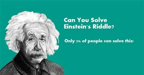 Can only 2 of people solve einsteins riddle