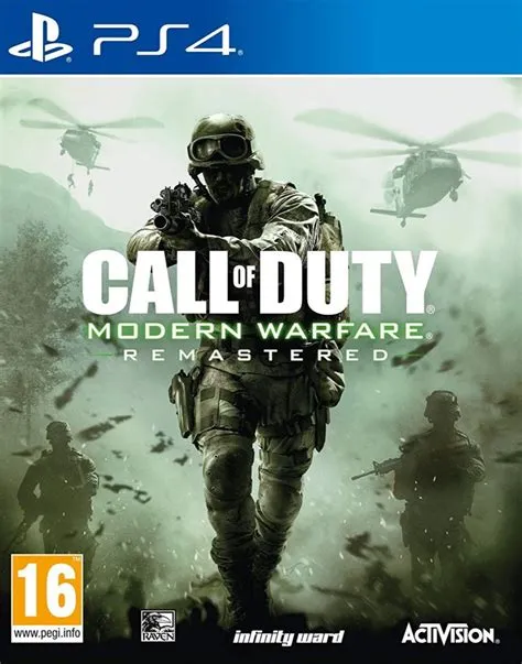 How much gb is modern warfare remastered