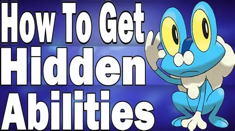 What is pokémon hidden abilities