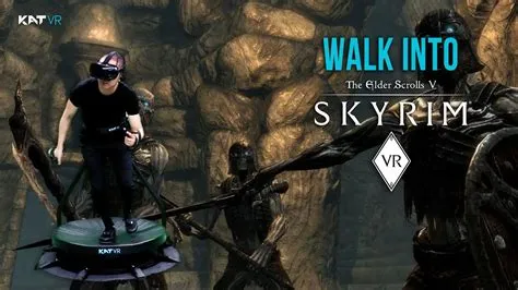 Can you walk normally in skyrim vr