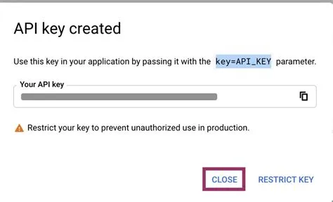 How do i share api key