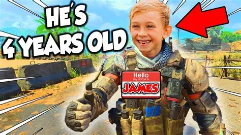 What age do kids play cod