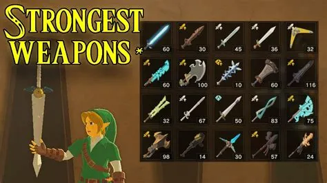 How do you save weapons in zelda