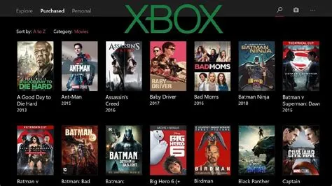 Can you download movies to xbox one