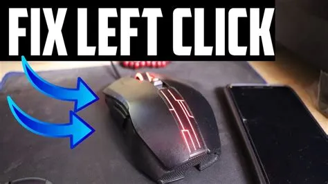 What does left click do