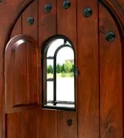 How thick are wood doors?