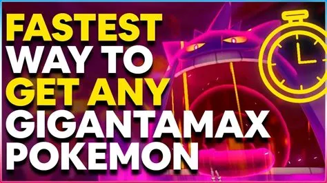 How do i get gigantamax pokemon