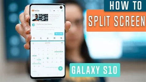 Does the s10 plus have split screen