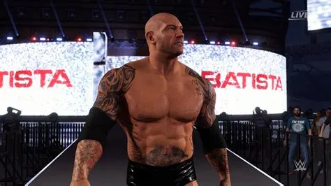 Can you play with batista wwe 2k22