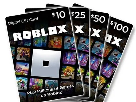 Does roblox have giftcards