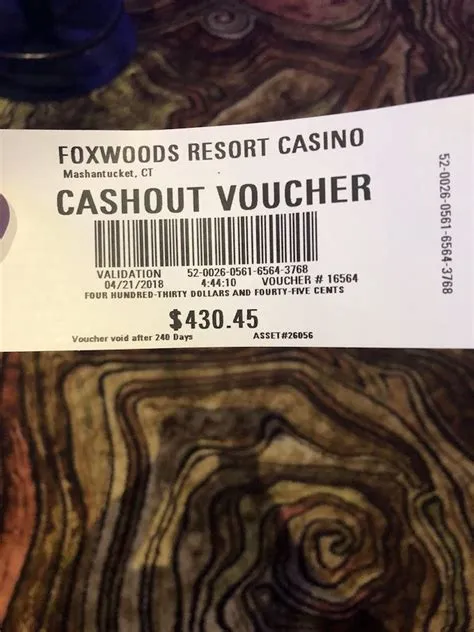 What is the payout for foxwoods