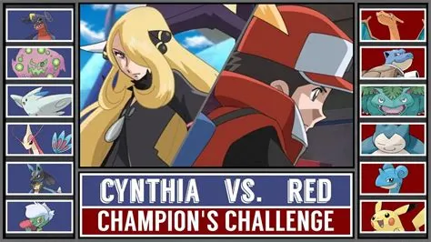 Is cynthia stronger than red