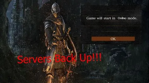 Are dark souls pvp servers back up