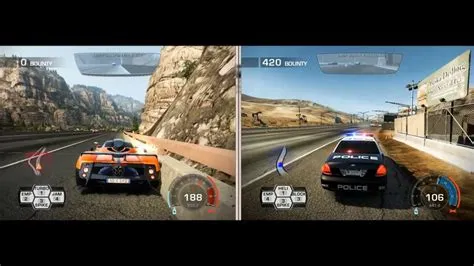 Is nfs hot pursuit 2 split-screen