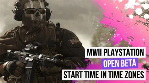 What time does mw2 start