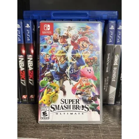 How many gb is super smash bros. ultimate switch physical copy