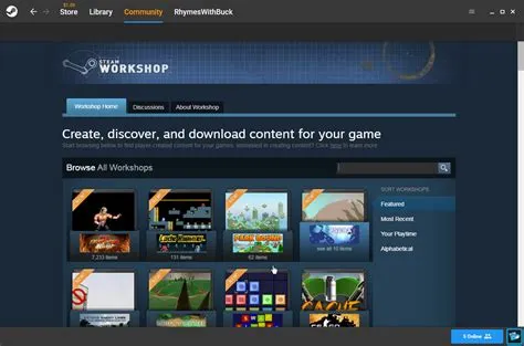 What is steam workshop