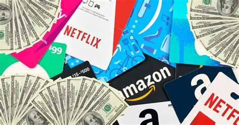 Can you turn e gift cards into cash