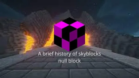 What is null in skyblock