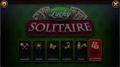 How much of solitaire is luck