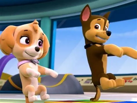 Do chase and skye kiss paw patrol