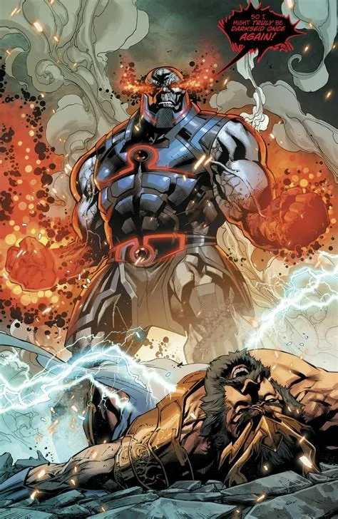 Which god hurt darkseid