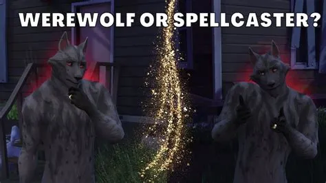 Can sims be werewolf and spellcaster