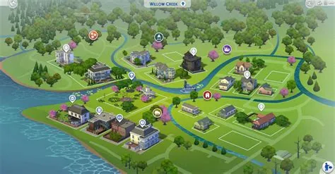 What are the sims 4 places based on