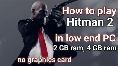 Can we play hitman 3 without graphics card