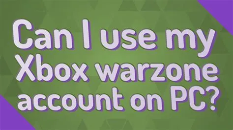 How do you add a xbox warzone account to pc