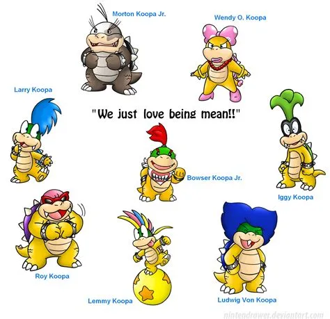 How many bowser kids are there