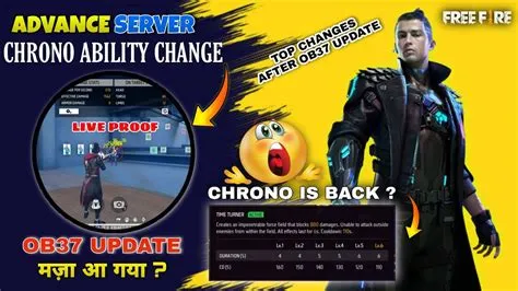 What is the ability of chrono after update