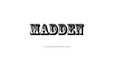 What is madden full name