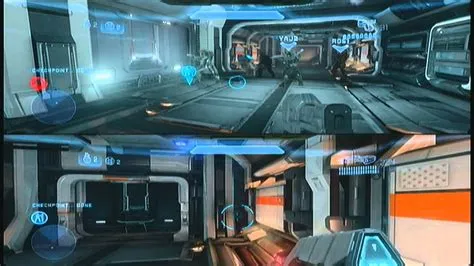 Which halo has 2 player split screen