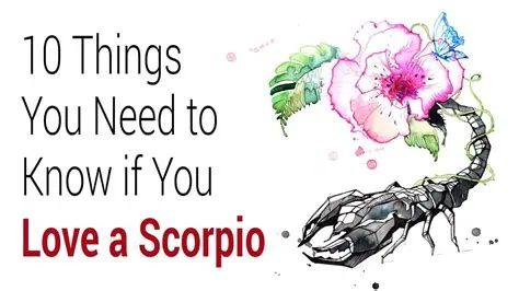 What is scorpios love language