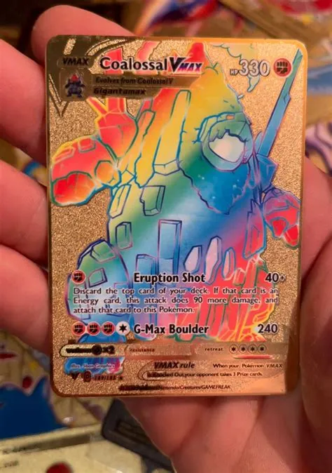 Are gold pokémon cards rare