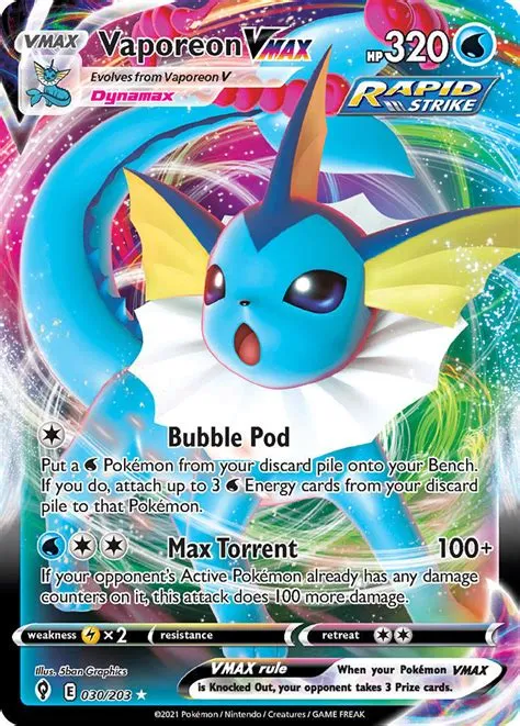 Is a vaporeon v rare