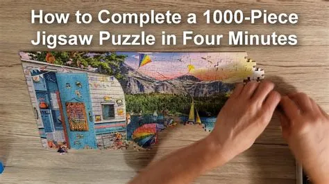 How long should it take to complete a 1000 piece puzzle