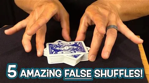 What is a crazy fact about shuffling cards