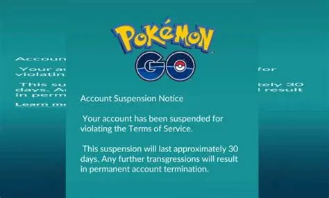 Do pokemon go bans expire