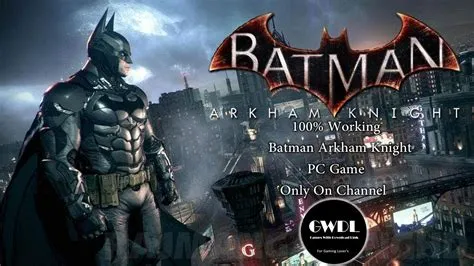 Why cant i play batman arkham city on pc