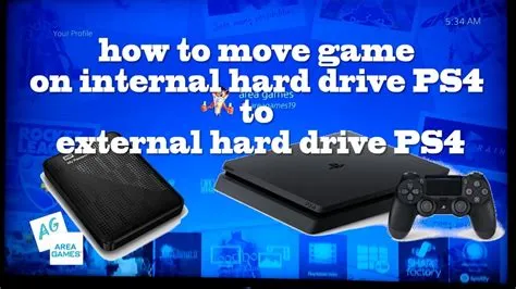 How do i backup my ps4 games to an external hard drive