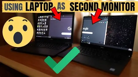 Can i use a laptop as a monitor