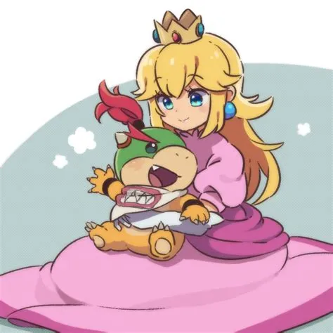 Is peach really bowser jrs mom