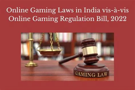 What are the laws for online gaming in india