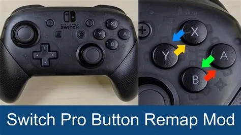 Why can i not remap my switch pro controller