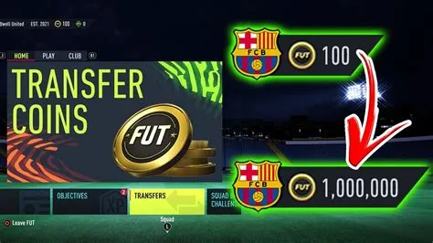 Can you transfer coins from fifa 20 to fifa 22