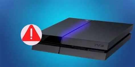 Why is my ps4 stuck on blue light