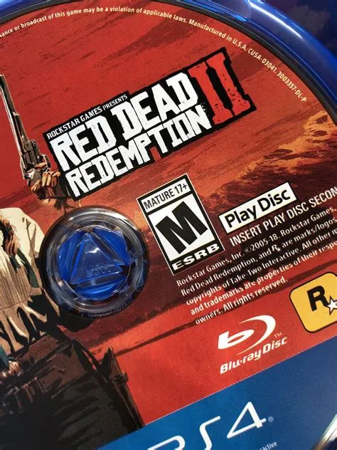 Why does red dead come with 2 discs